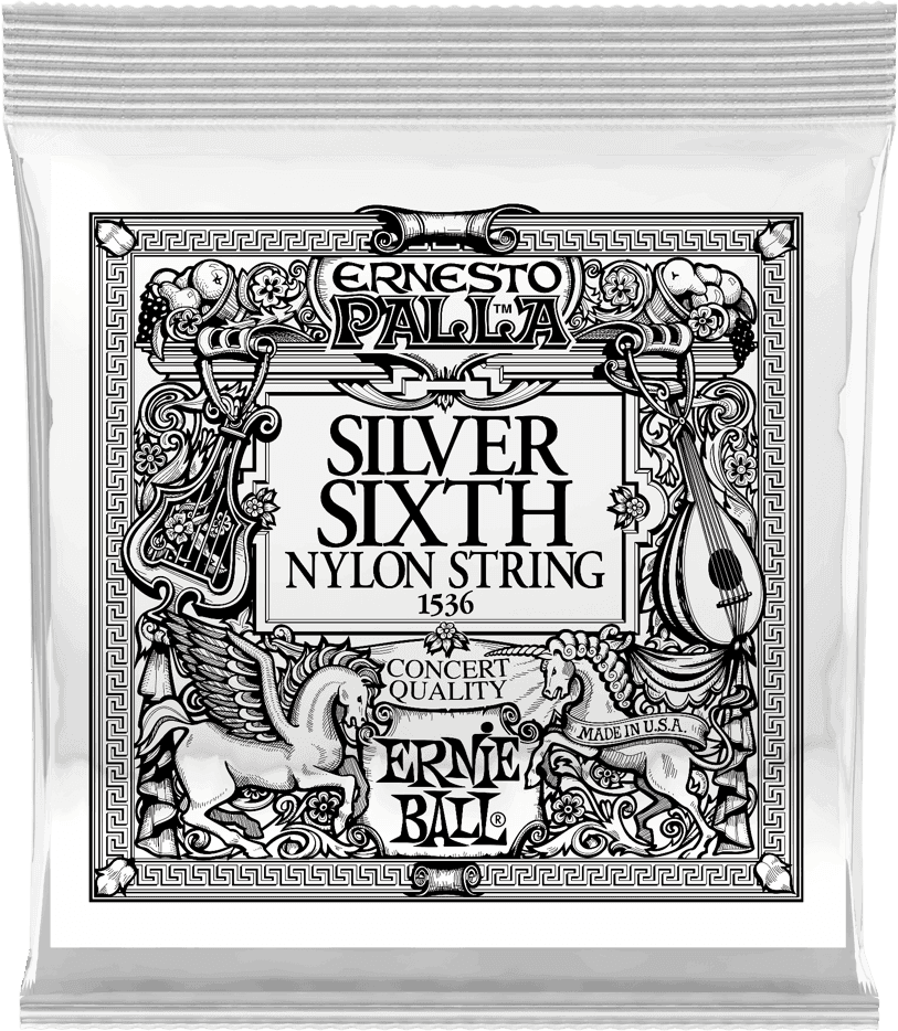 SILVER 6TH ERNESTO PALLA NYLON CLASSICAL GUITAR STRINGS