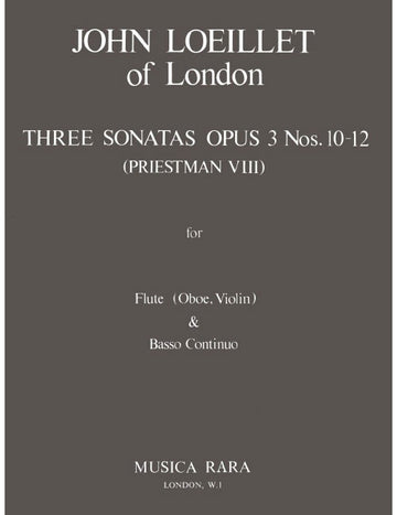 6 Sonatas From Op. 3