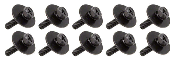 WSC4-14BK - M4 14MM - MOUNTING SCREW FOR WOODEN SHELL - BLACK (X10)