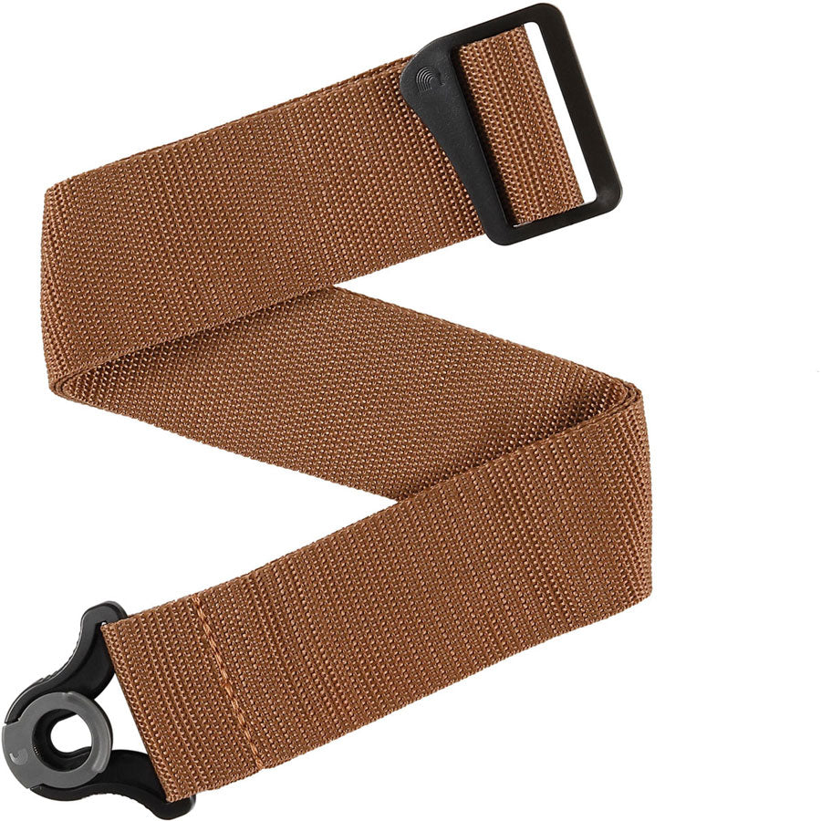 Auto Lock Guitar Strap, Brown