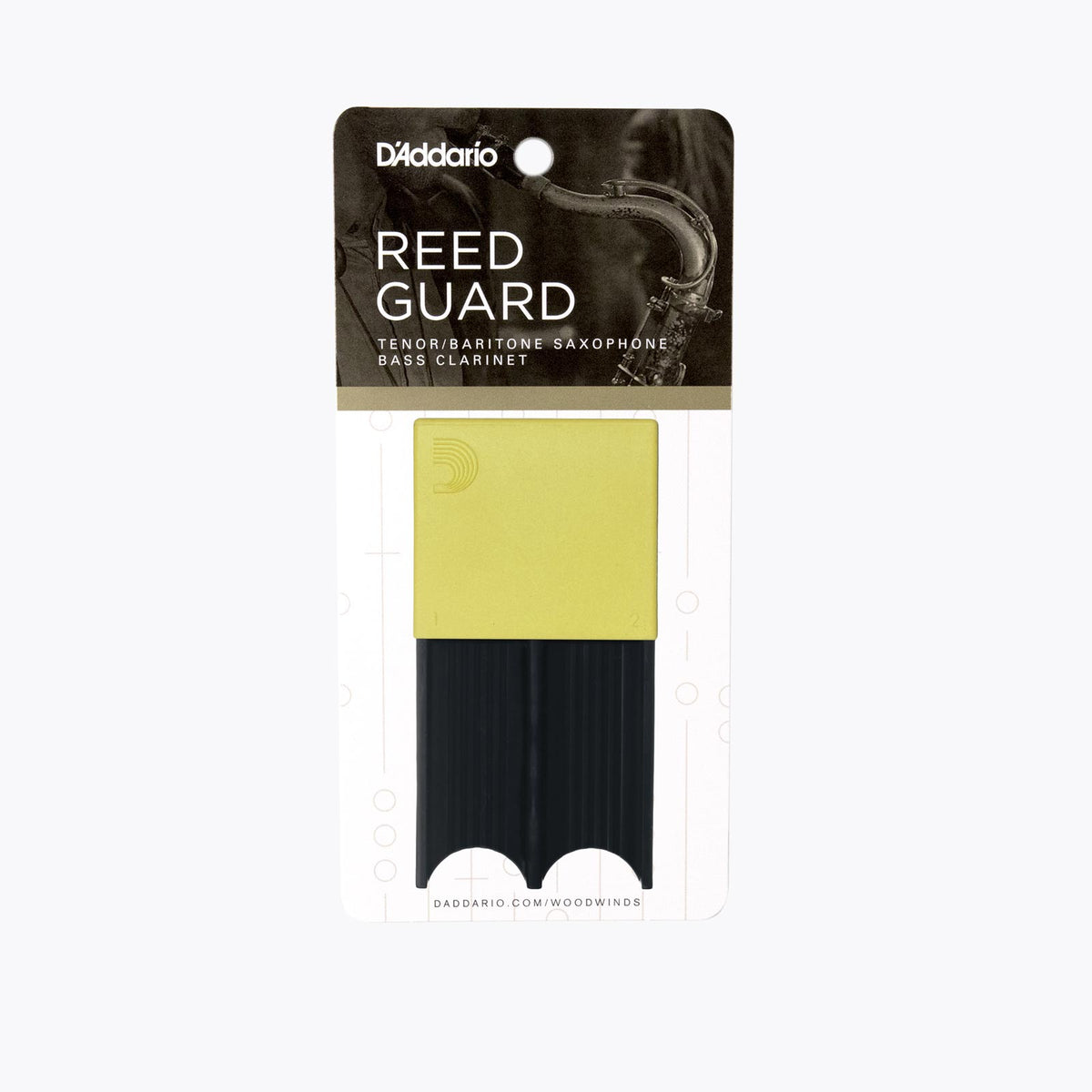 REED GUARD FOR TENOR/BARITONE SAX AND BASS CLARINET - YELLOW