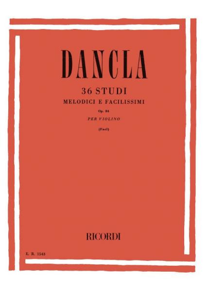 DANCLA C. - 36 STUDI MELODICI E FACILISSIMI OP.84 - VIOLON