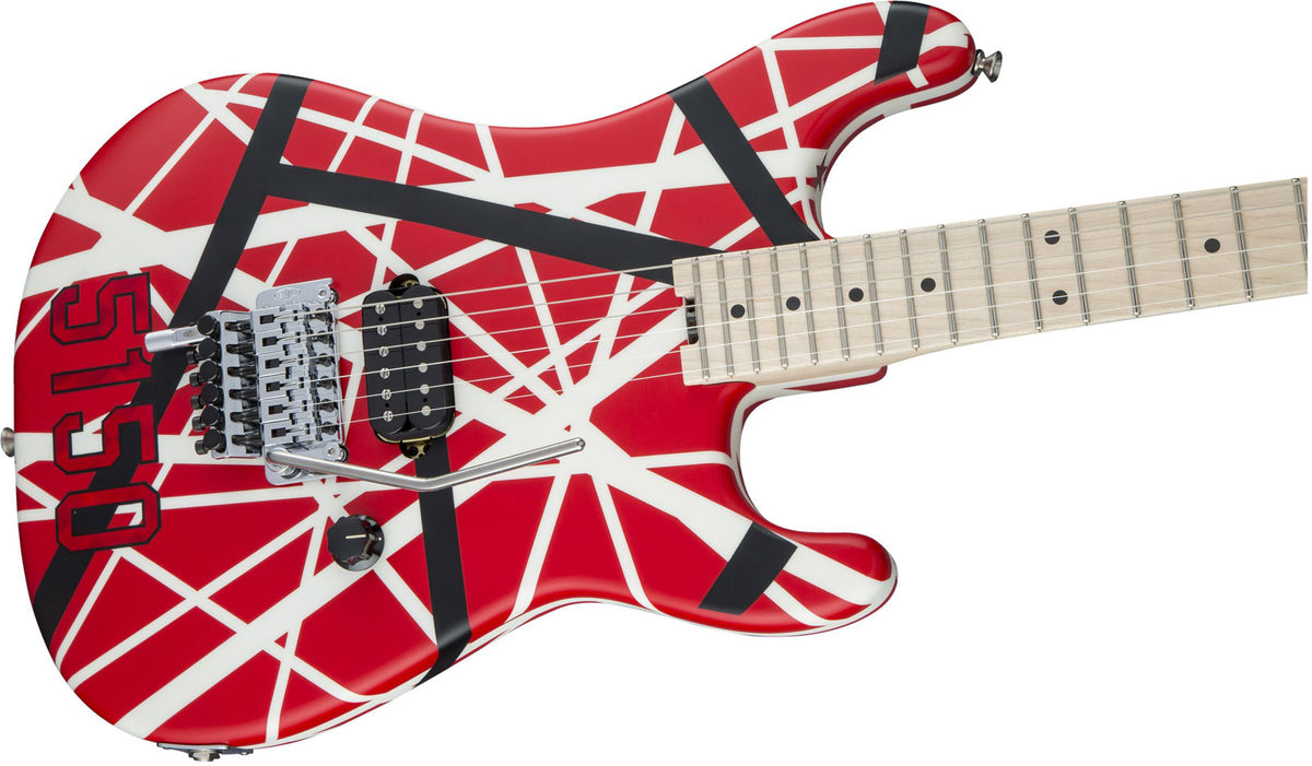 5150 Striped Mn Red With Black White Stripes