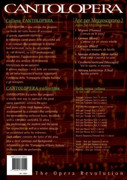 Cantolopera: Arie Per Mezzosoprano Vol. 2