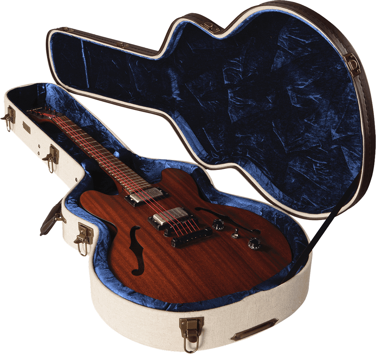 Semi-Hollow Deluxe Wood Case Beige - GW
