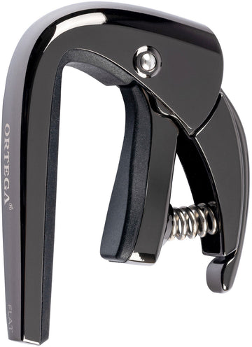 Ortega Classical Black Chrome Capo