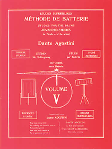 Editions Agostini Agostini - Methode De Batterie Vol.5 : Etudes Superieures