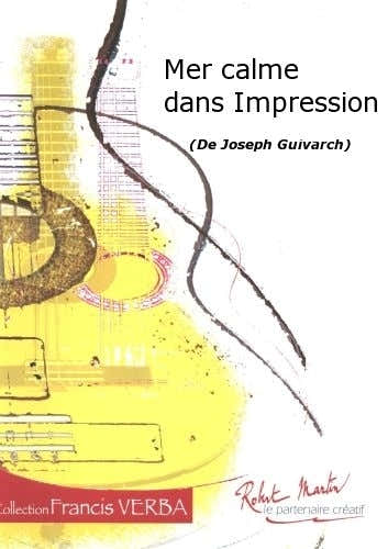 Robert Martin Guivarch J. - Mer Calme Dans Impression