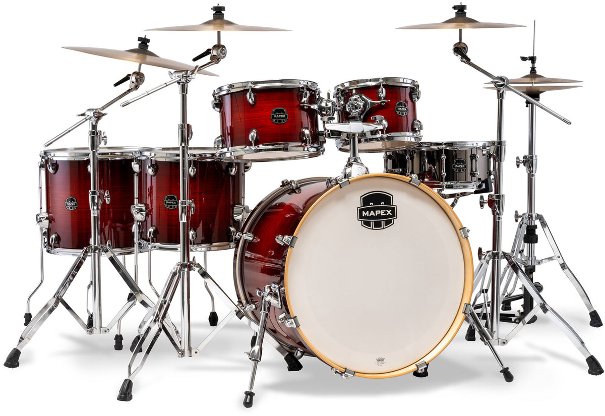 armory studioease 6 drum shells red onyx