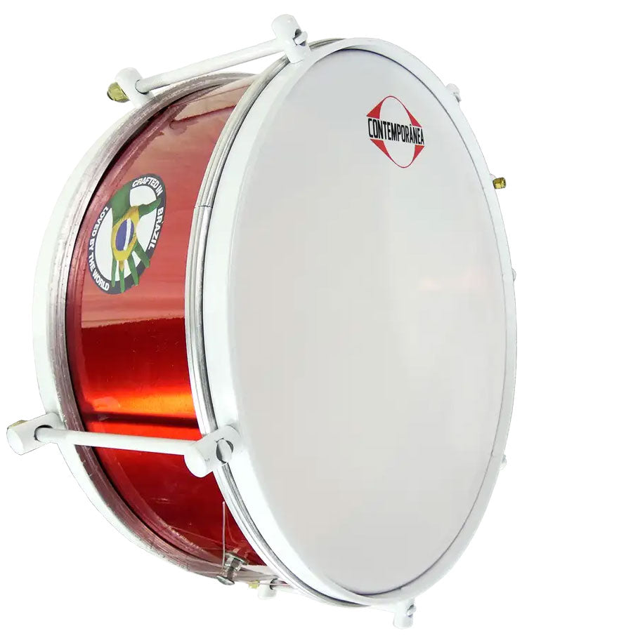 Caixa 14" x 15cm - 6 tension rods - snare wires - Light - Red - edition ALEGRIA