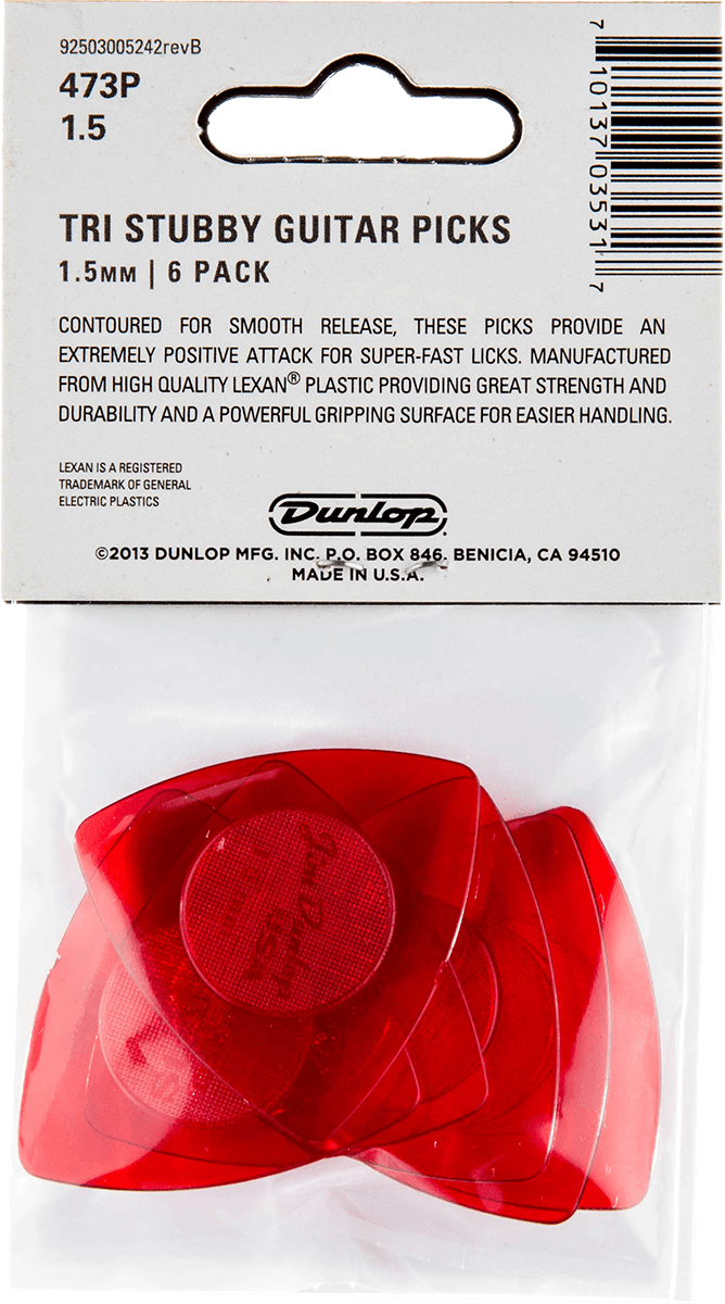 6 x 1,50mm Stubby Triangle