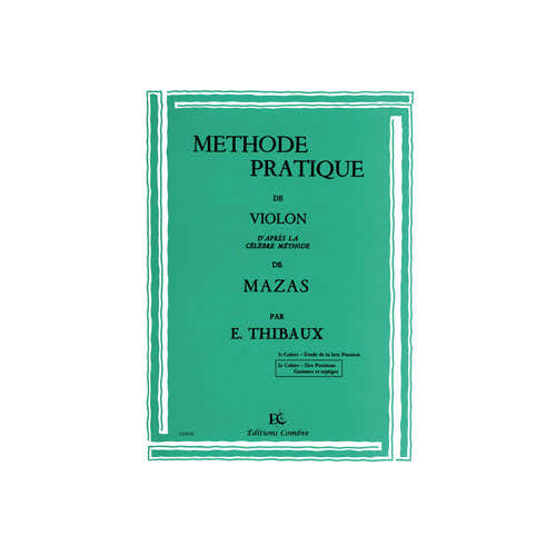 Combre Thibaux E. - Methode D'apres Mazas Vol .2 - Violon