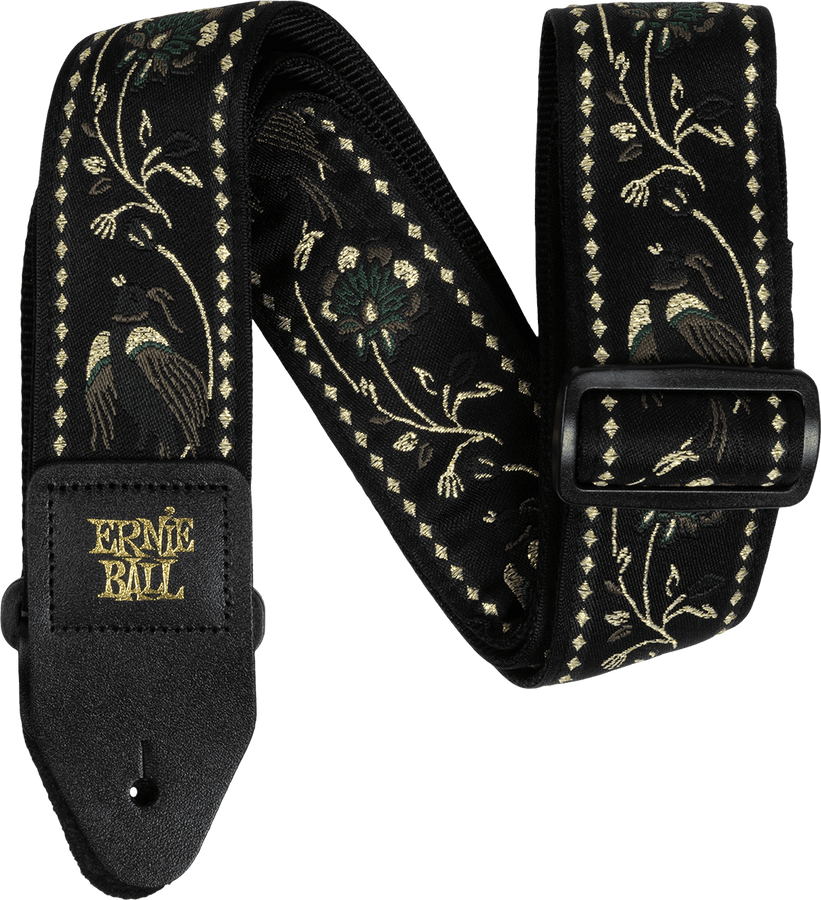 Jacquard Strap Black Pleasant Pheasant