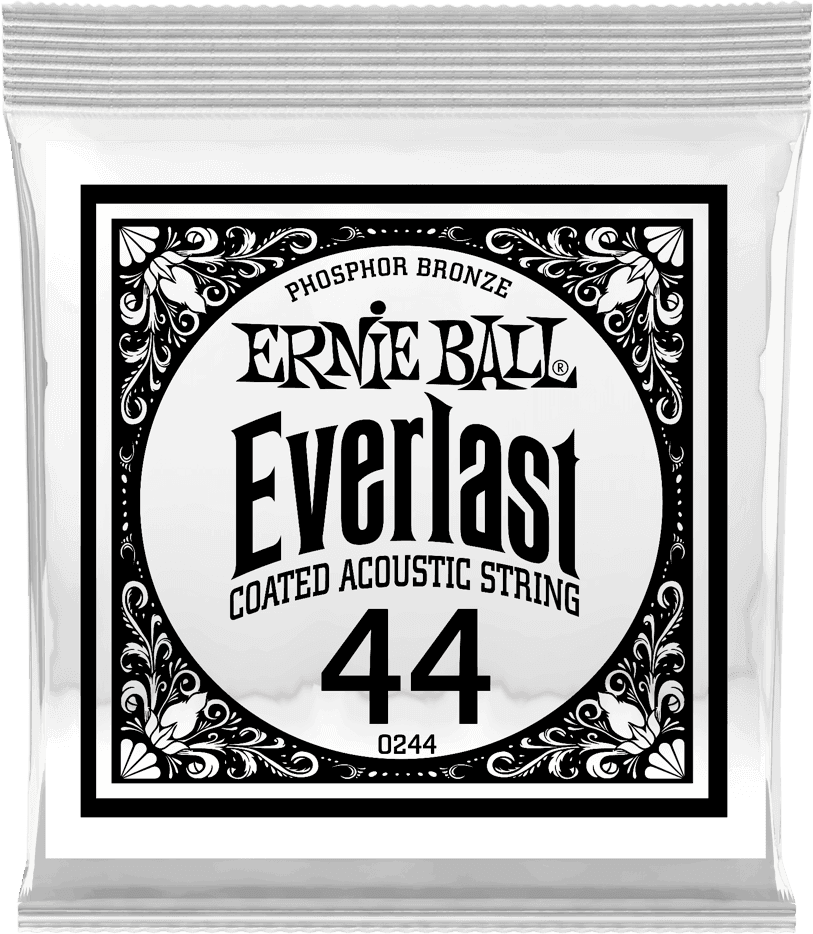 .044 EVERLAST COATED PHOSPHOR BRONZE ACOUSTIC GUITAR STRINGS