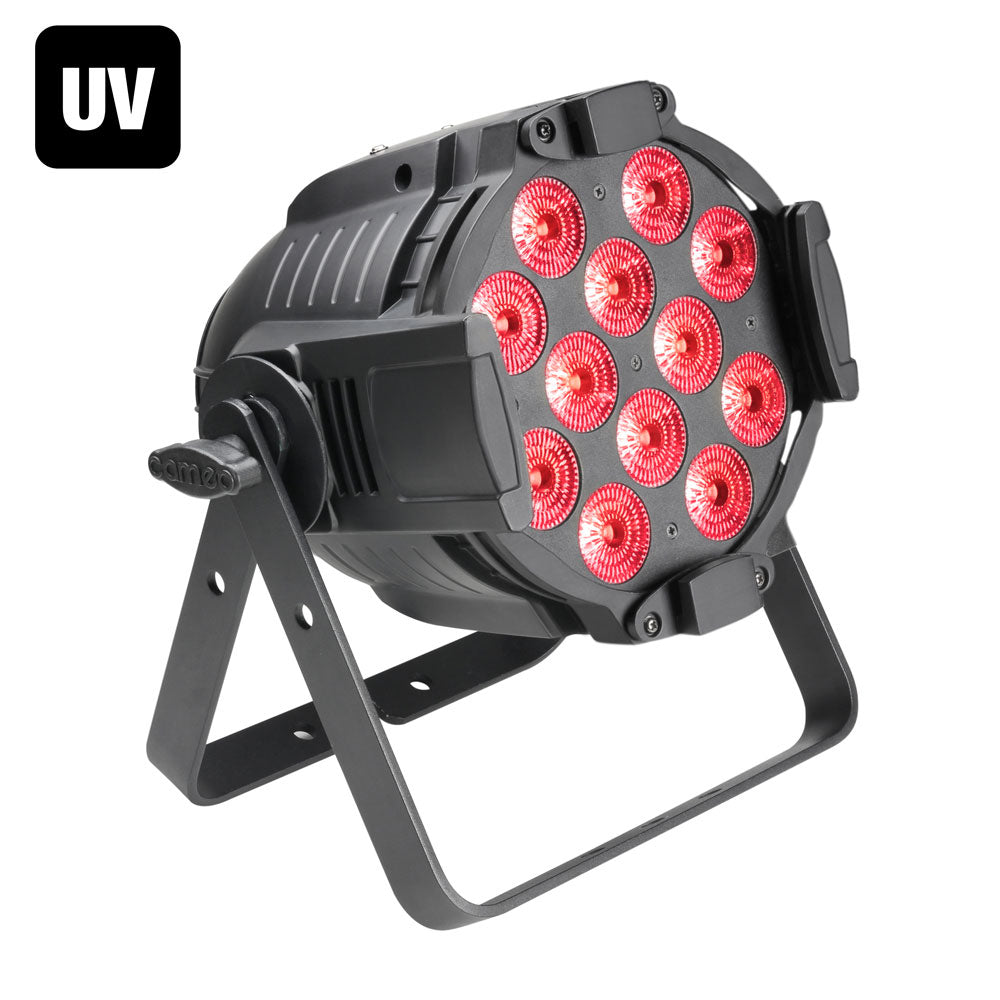 STUDIO PAR 64 CAN RGBWA + UV 12 W - 12 W RGBWA + UV LED PAR PROJECTOR BLACK BOX