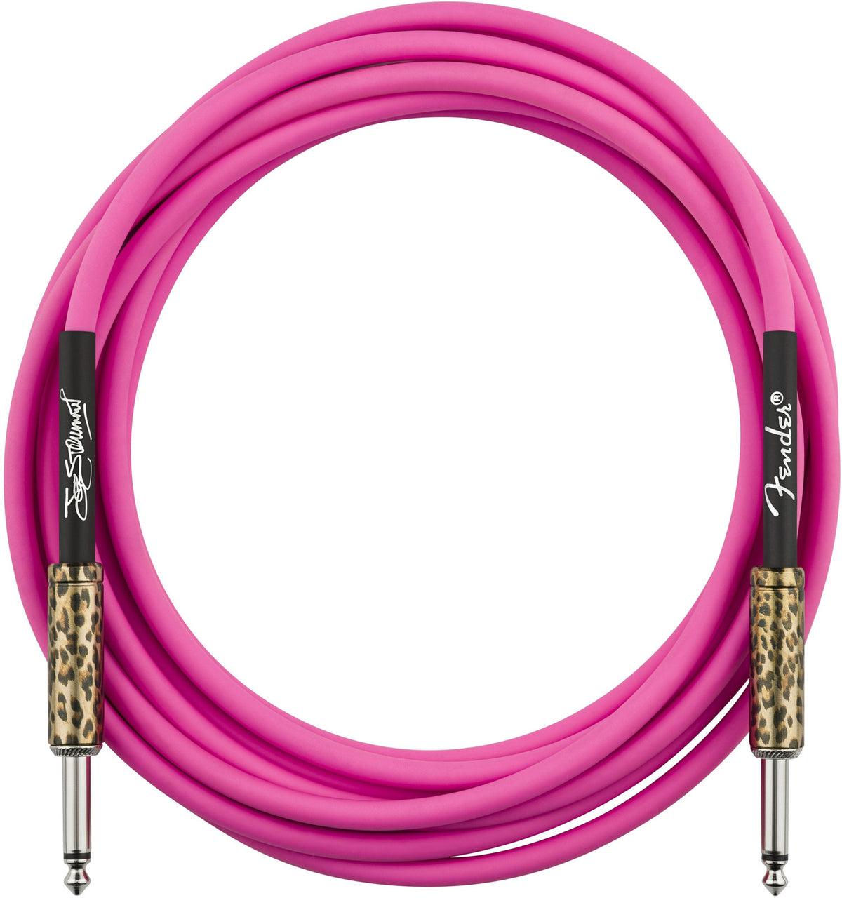 JOE STRUMMER 13' INSTRUMENT CABLE PINK LEOPARD