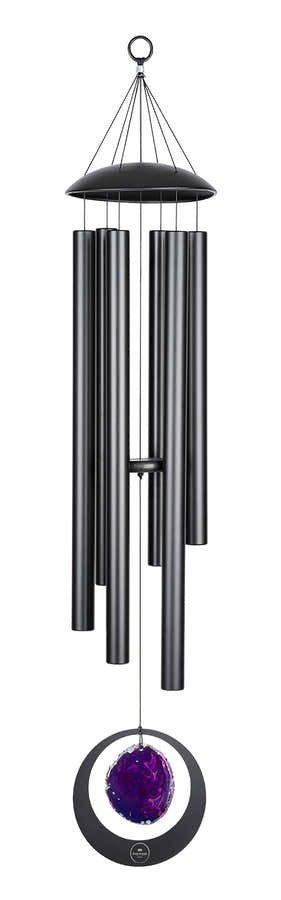 Chimes Sonic Energy Agate 50" Black 432Hz