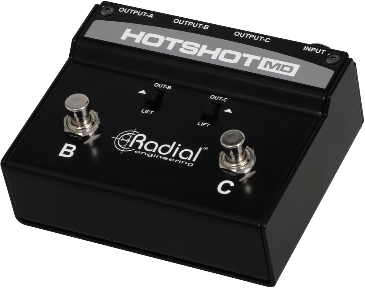 HOTSHOT-MD Microphone switcher with 3 outputs