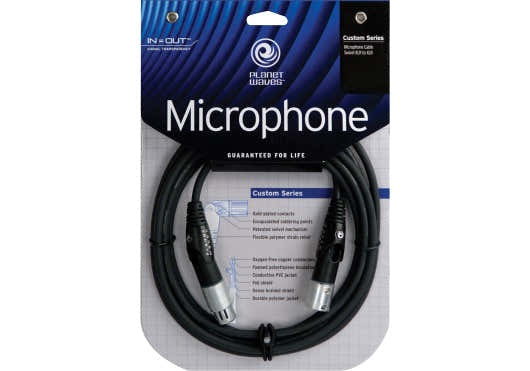 D'ADDARIO Custom Series Swivel XLR Microphone Cable 25 Feet