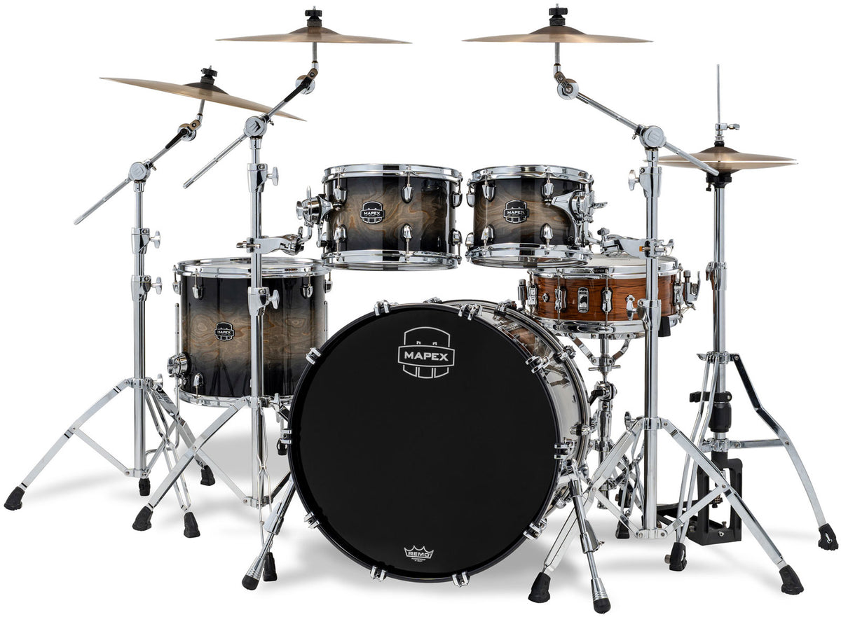 MAPEX SATURN VI SATGE 22" Black Ink Burst