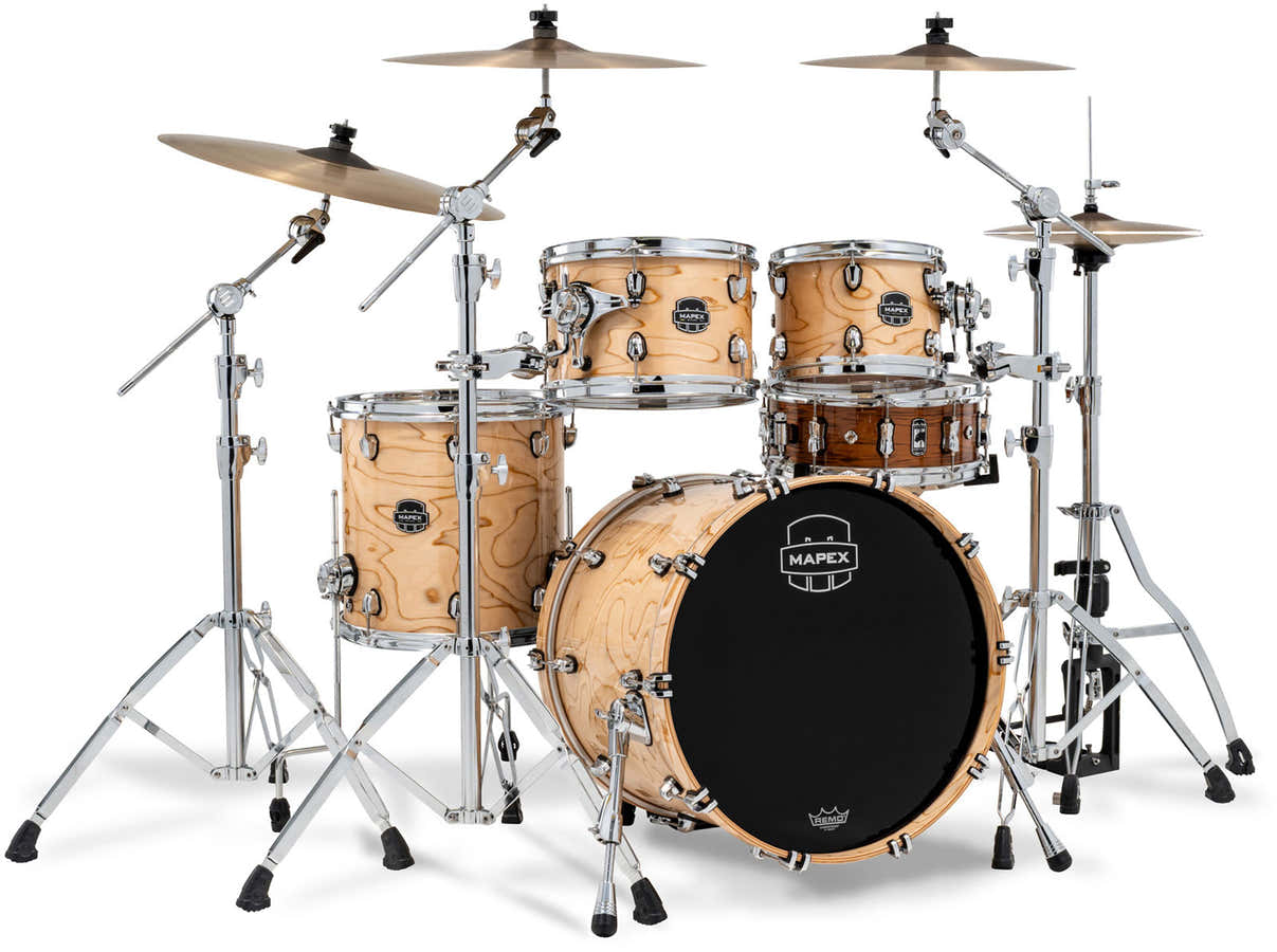 MAPEX SATURN VI FUSION 2" NATURAL MAPLE BURL