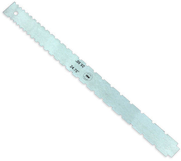 NOTCHED PRECISION STRAIGHTEDGE FOR GUITAR SCALE 24.75"/25.50"
