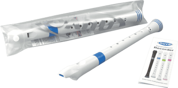 SOPRANO RECORDER WHITE AND BLUE
