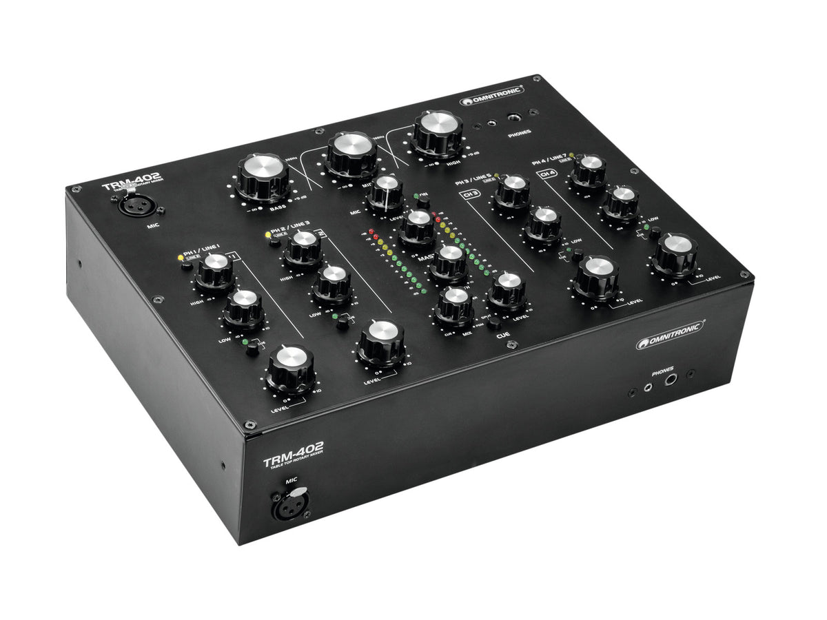 TRM-402MK3 - 4- CHANNEL ROTARY MIXER