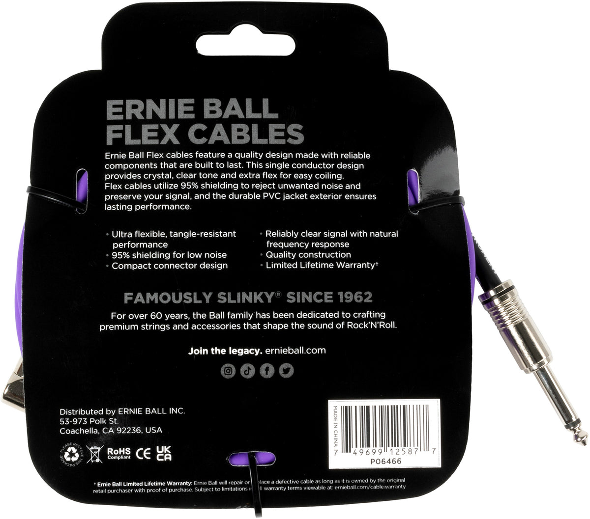 Flex Angled 6m Purple