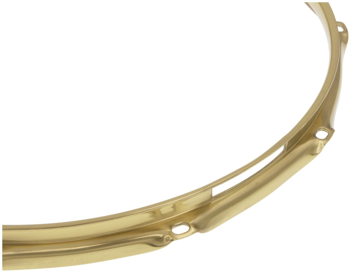 HB25-14-10SBR - 14" 10 Holes Snare Side Brass 2.5mm Super Triple Flange Drum Hoop
