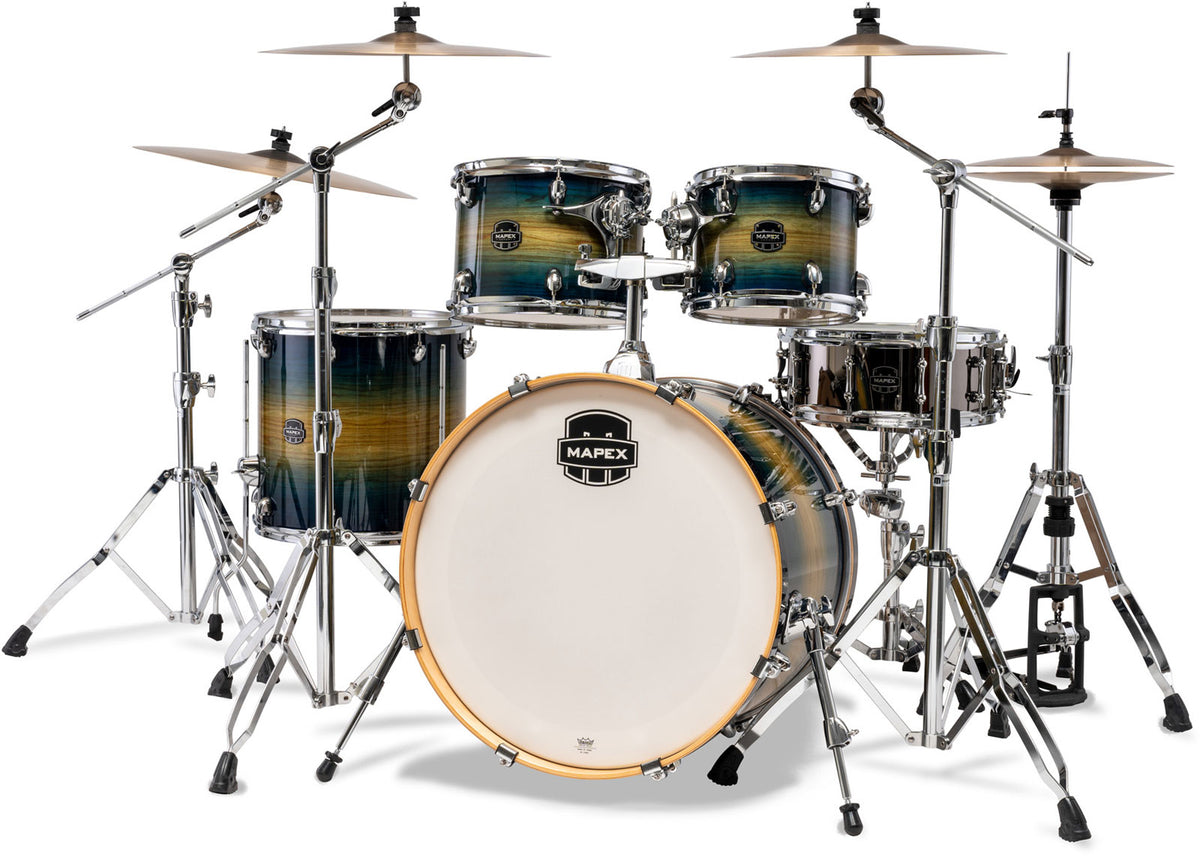 armory pop rock 5 drum shells rain forest burst