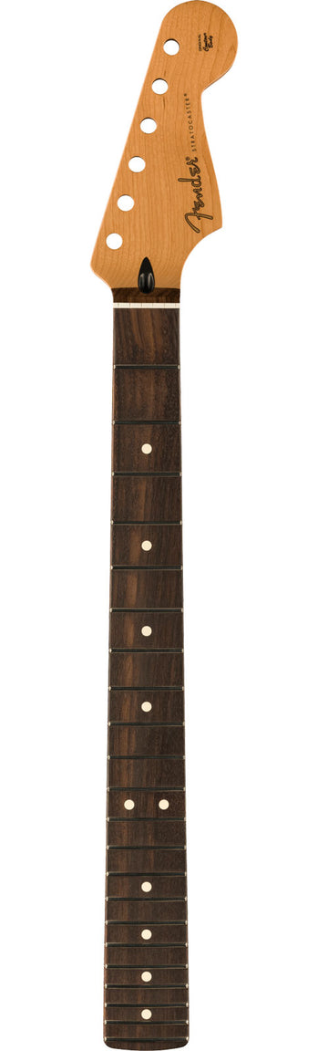 SATIN ROASTED MAPLE STRATOCASTER NECK 22 JUMBO FRETS 12" ROSEWOOD FLAT OVAL SHAPE