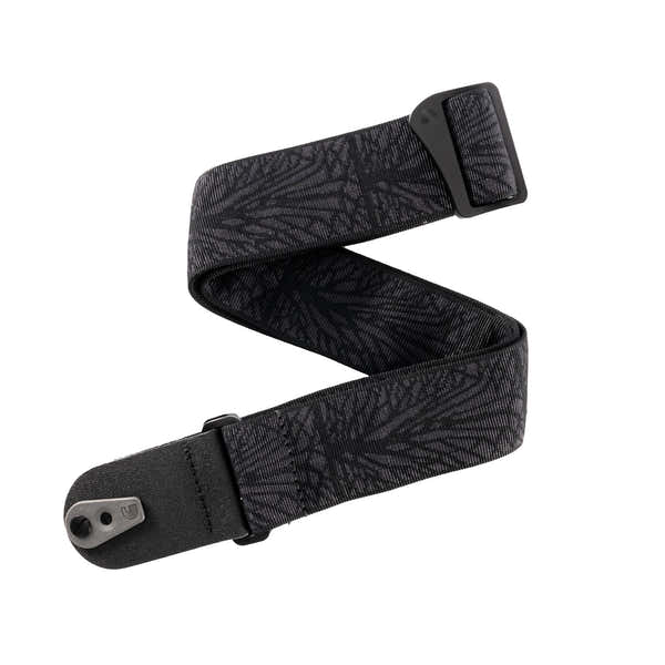 D'ADDARIO Pad Lock Woven Guitar Strap Lightning Black Tubular