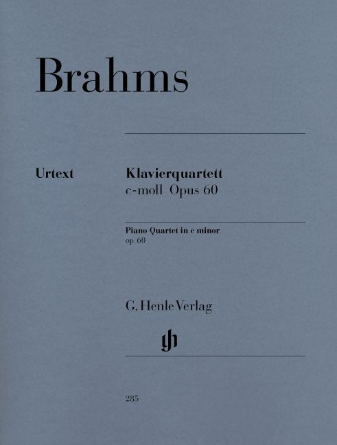 Brahms J. - Piano Quartet C Minor Op. 60