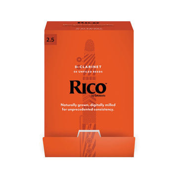 RCA0125-B50 - Bb CLARINET REEDS RICO PAR FORCE2,5 (BOX OF50)