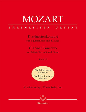 Moz W.A. - Concerto En La Majeur Kv 622 - Clarinette Sib Piano