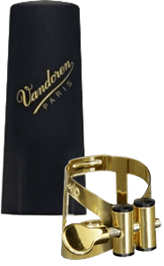 LIGATURE M/O BARITONE OLD GOLD PLASTIC MOUTHPIECE COVER