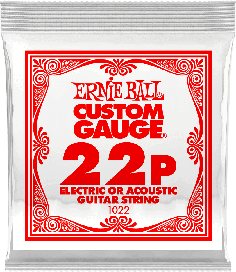 .022 PLAIN STEEL ELECTRIC OR ACOUSTIC GUITAR STINGS