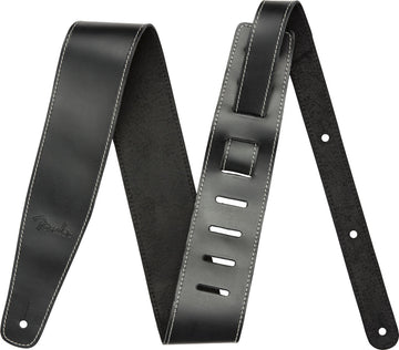 BROKEN-IN LEATHER STRAP BLACK 2.5"