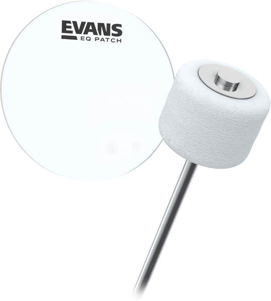 Evans EQPC1 - EQ Single Pedal Patch Clear Plastic
