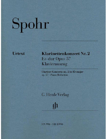 Spohr - Clarinette Concerto No. 2 Op. 57 - Clarinette et Piano