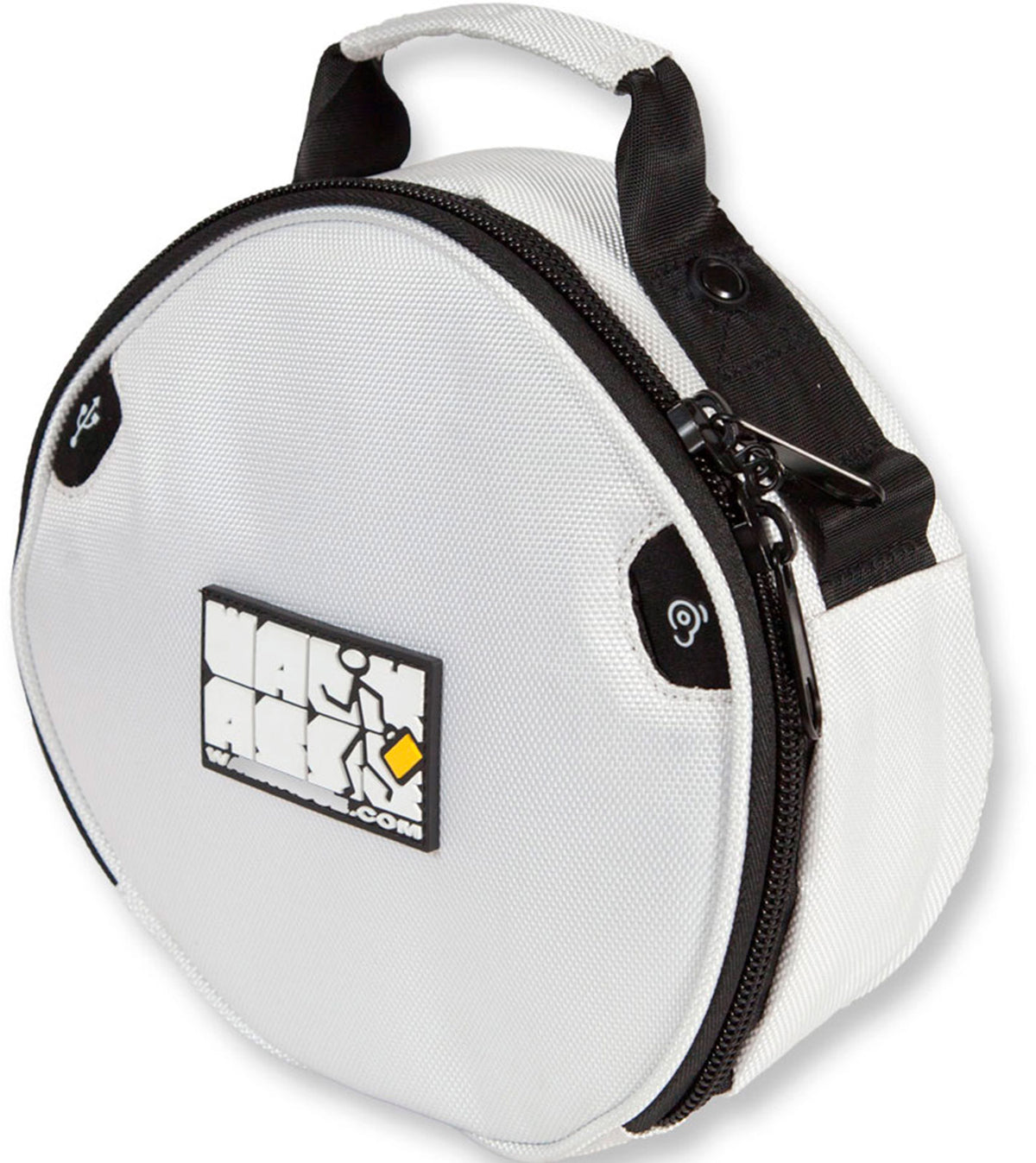 White Headphone Bag