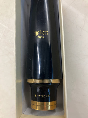 MEYER BROS NY HARD RUBBER ALTO SAX MOUTHPIECE OPENING 7 - B Stock