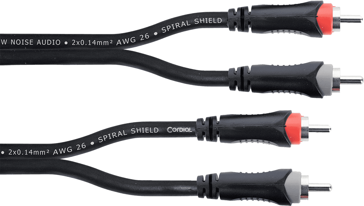 DUAL RCA / RCA AUDIO CABLE 1 M