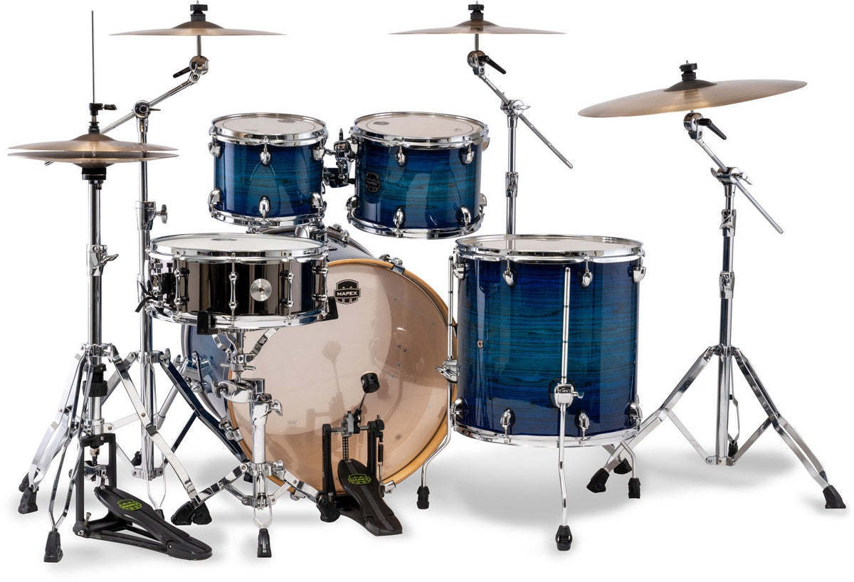 armory pop rock 5 drum shells blue wave