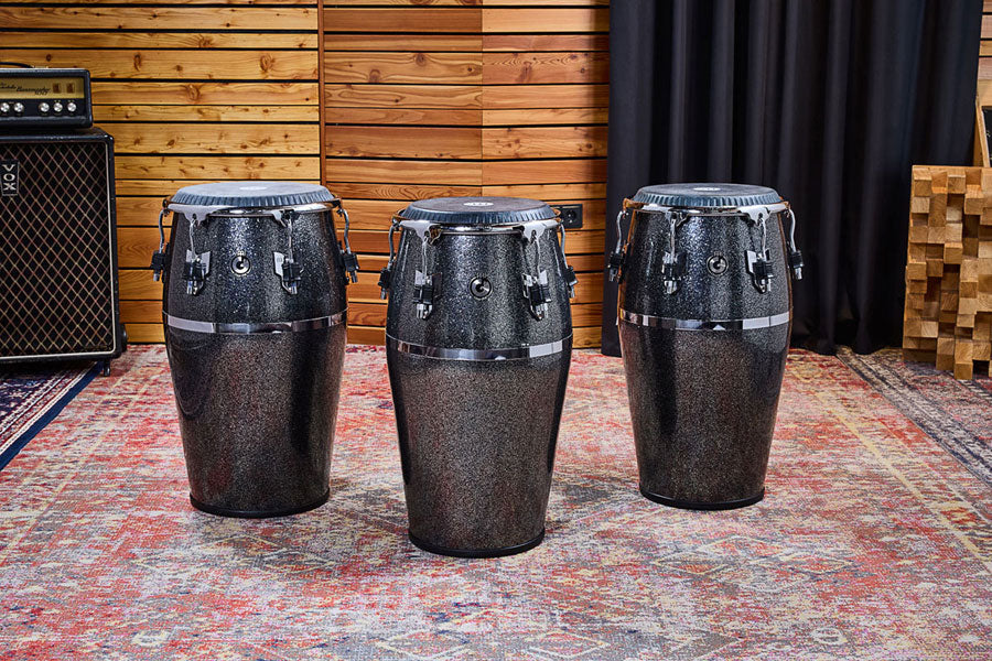 Artist Series Diego Galé Quinto 11"/REMO® Black Calfskin Skyndeep Heads - Midnight Star