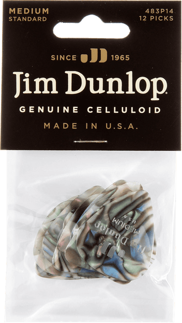 12 x Medium Celluloid Abalone