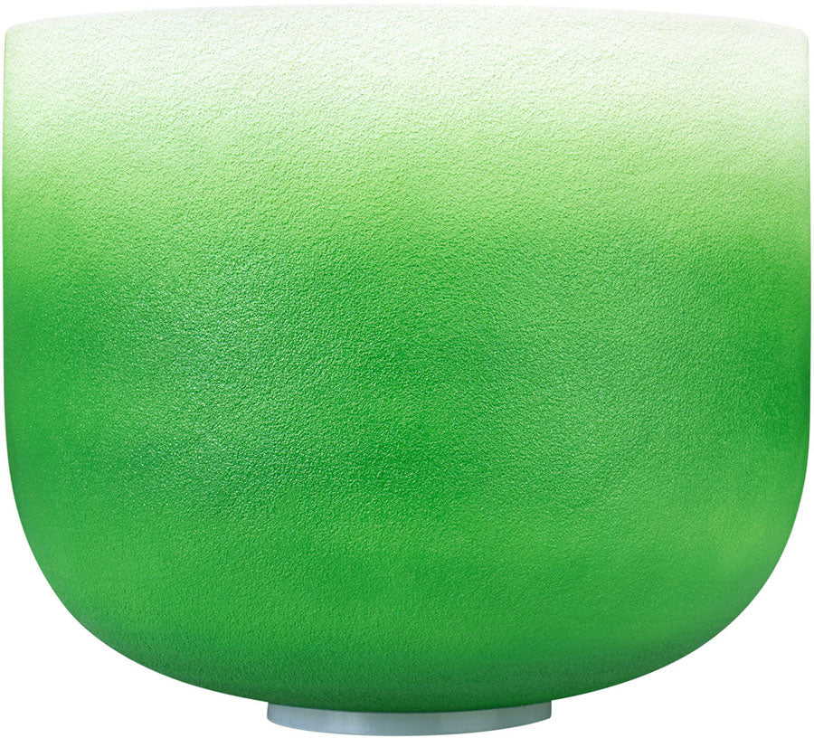 Crystal Singing Bowl Chakra 11" - Green Heart F (432 Hz)