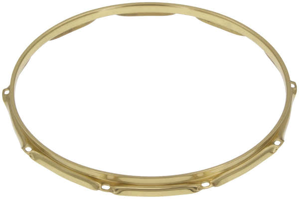 Sparedrum HB25-14-10BR - 14" 10 Holes Brass 2.5mm Super Triple Flange Drum Hoop