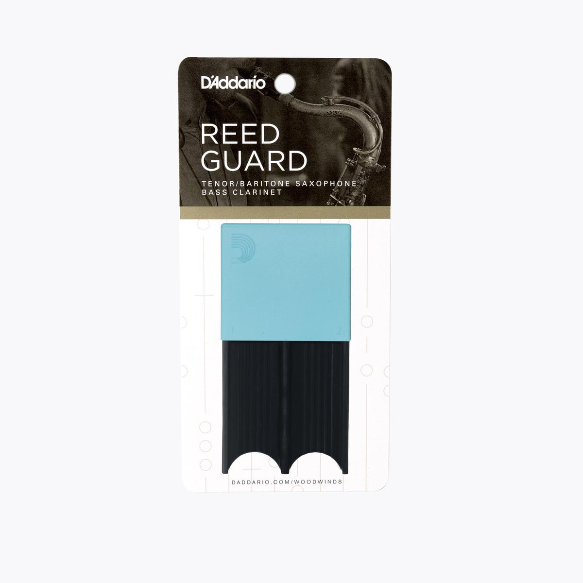 REED GUARD FOR TENOR/BARITONE SAX AND BASS CLARINET - BLUE
